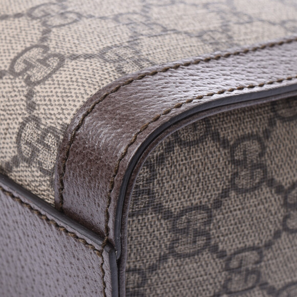 Gucci Ophidia GG Tote Bag Supreme Greige Leather - Picture 6 of 9